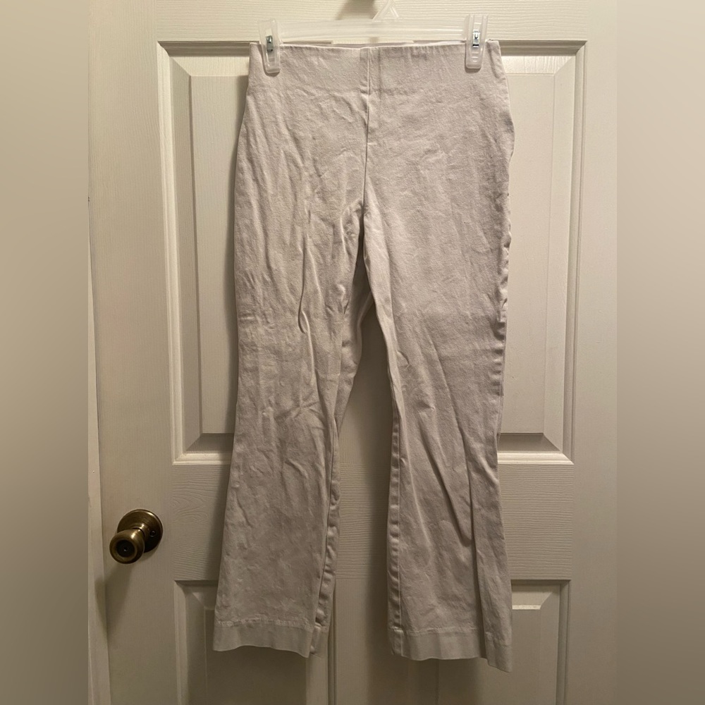 Khaki Colored Straight Legged Business Pants